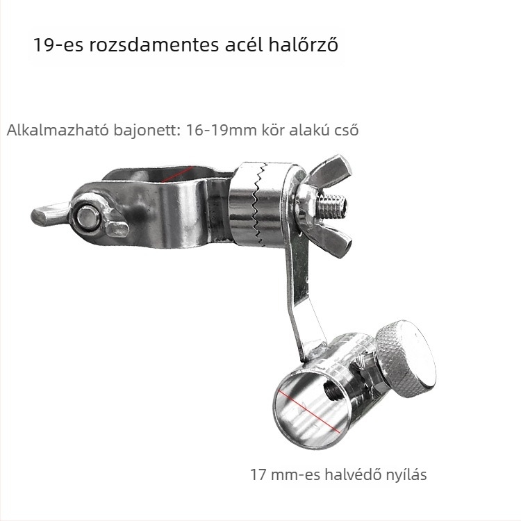 DIY Módosított horgászbot tartó, telefon élő közvetítéshez állvány, éjszakai horgászlámpa, csali tálca