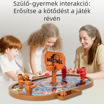 Asztali ujj-katapultás játék - műanyag kivitel, ujjbegy kilövés, fejleszti a kéz-szem koordinációt és a szülő-gyerek interakciót; 4-14 éveseknek