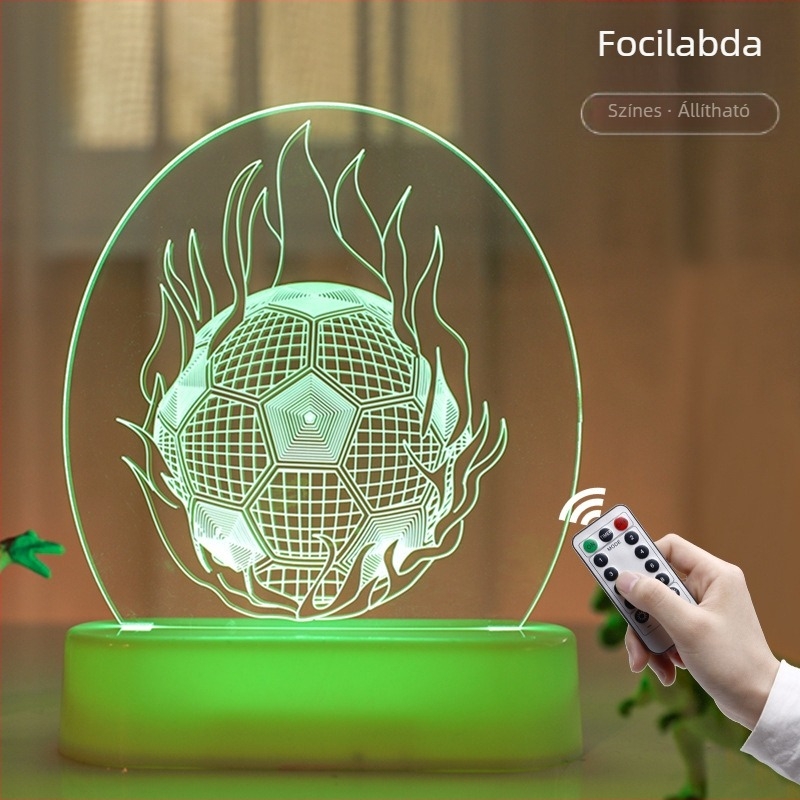 3D akril dinoszaurusz éjszakai lámpa az asztalra — Cartoon állat lámpa beépített akkumulátorral és gombkapcsolóval, feszültség ≤36V