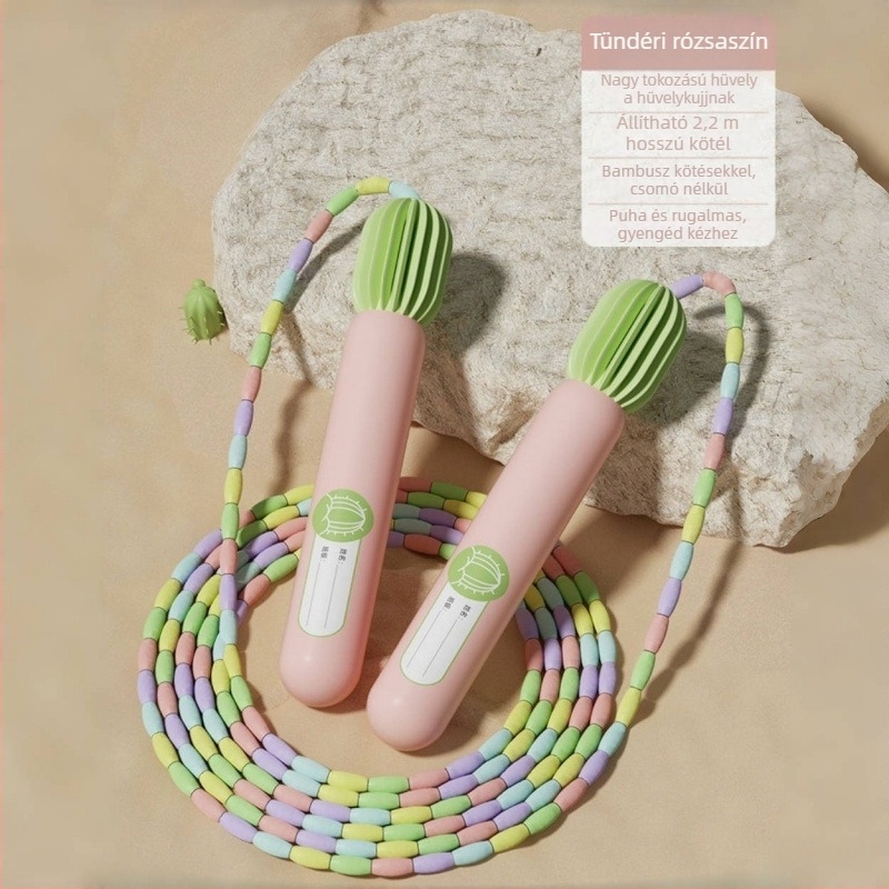 Gyermekeknek szánt PVC ugrókötél, 2,4 mm, edzésre