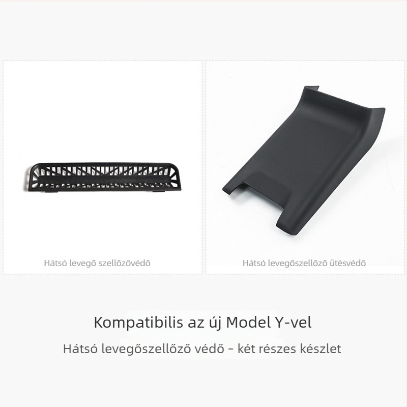 Hátsó légkondicionáló ventillátor burkolat Tesla Model Y/3 – új verzió, beltéri kiegészítő, logó nyomtatás elérhető
