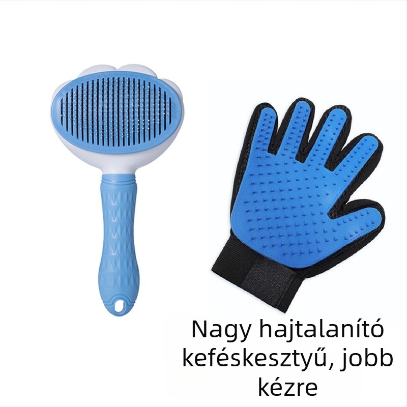 Gumis gondozókesztyű macskáknak és kutyáknak fürdetéshez – eltávolítja a laza szőrzetet; márka Other; eredet Kína; nem importált