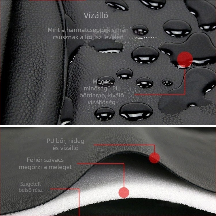 Téli kerékpáros térdvédők – fleece bélés, HeatTech technológia, szélálló és hideg elleni védelem felnőtteknek