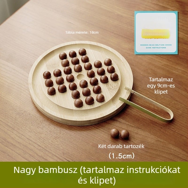 Fa sakkkészlet családok és gyerekek számára, hagyományos sakkjáték, blisteres csomagolás, fejleszti kéz- és gondolkodási képességeket, 4–60 éves korosztálynak