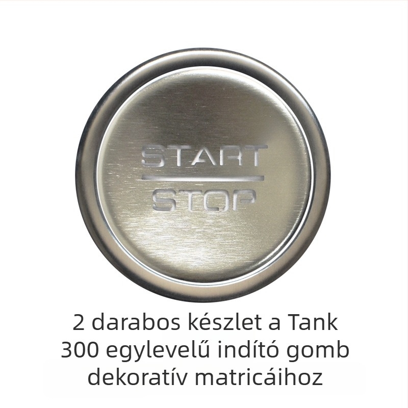 WEY Tank 300-hoz készült alumínium ötvözetű középkonzol dekor – egygombos indítású klíma kapcsoló és kézifék központi kezelőgomb