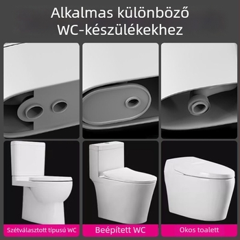WC-fal tömítés, gumitömítés, modern minimalista stílus, OEM, pasztás telepítés
