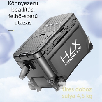 3600-as horgászláda sarkos toronnyal – ultra-könnyű, teljes készlet, ABS, megerősített, többszörös funkció; Márka Fairy in the painting; Kapacitás 32-45; Eredet Zhejiang