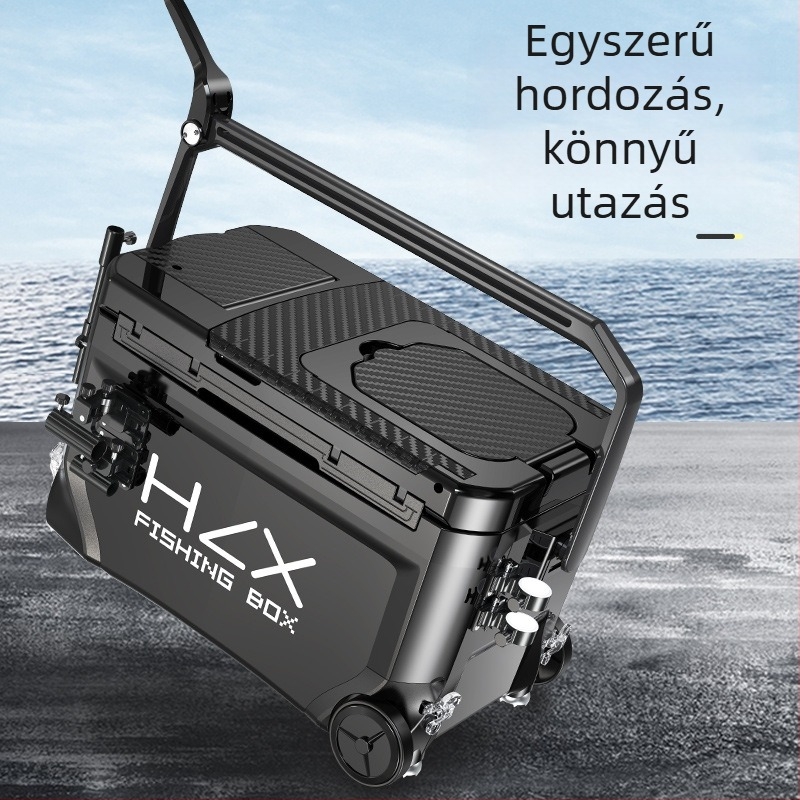 3600-as horgászláda sarkos toronnyal – ultra-könnyű, teljes készlet, ABS, megerősített, többszörös funkció; Márka Fairy in the painting; Kapacitás 32-45; Eredet Zhejiang