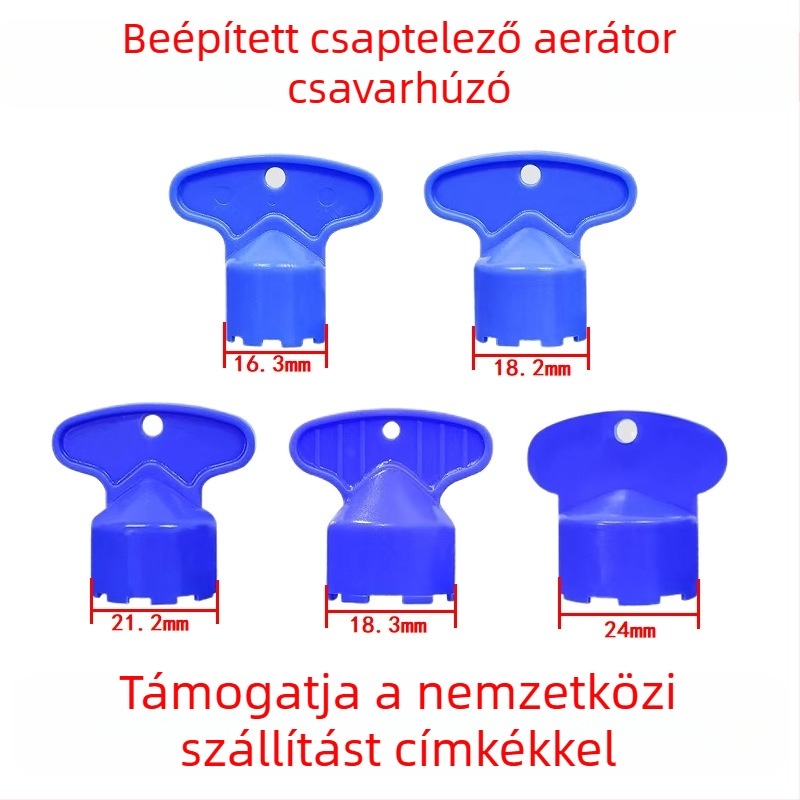 Beépített csaptele aerátor és szerelő eszköz — műanyag, Shui Mu Yu márka, kategória: beépített imbuszkulcs, levehető