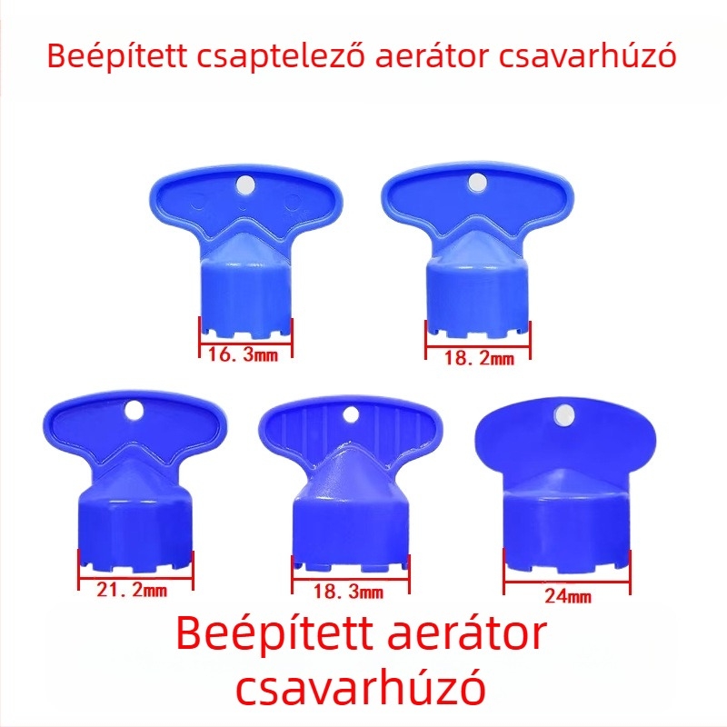 Beépített csaptele aerátor és szerelő eszköz — műanyag, Shui Mu Yu márka, kategória: beépített imbuszkulcs, levehető