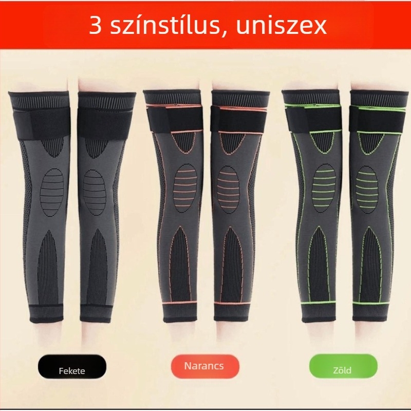 Rögzített térdvédők a melegítésért és a szélerő elleni védelemért, férfiaknak és nőknek, felnőtteknek és időseknek, habos párnázott védelem gyerek sportokhoz