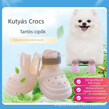 Kis méretű kutyáknak szánt nyári cipő készlet – légáteresztő, csúszásmentes