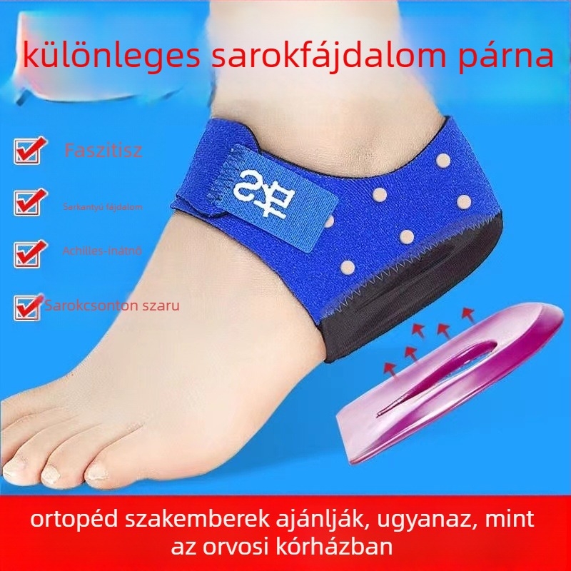 Súlyos sarokfájdalomra talpbetét – memóriás talpbetét, SEBS + pamut, sport és hétköznapi cipőkhöz, Modell B-049