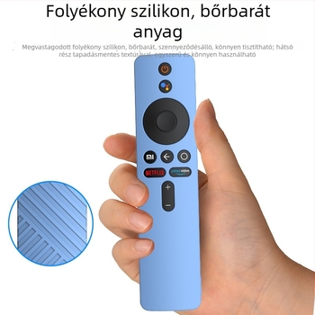 Xiaomi Mi Box S távirányítóhoz készült szilikon védőhüvely — por elleni védelem, ütésálló, letisztult stílus, testreszabható