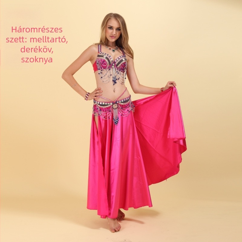 Európai és amerikai belly dance kostümök, indiai tánc ruházat, Halloween-színpadi jelmezek, etnikus előadási kosztümök