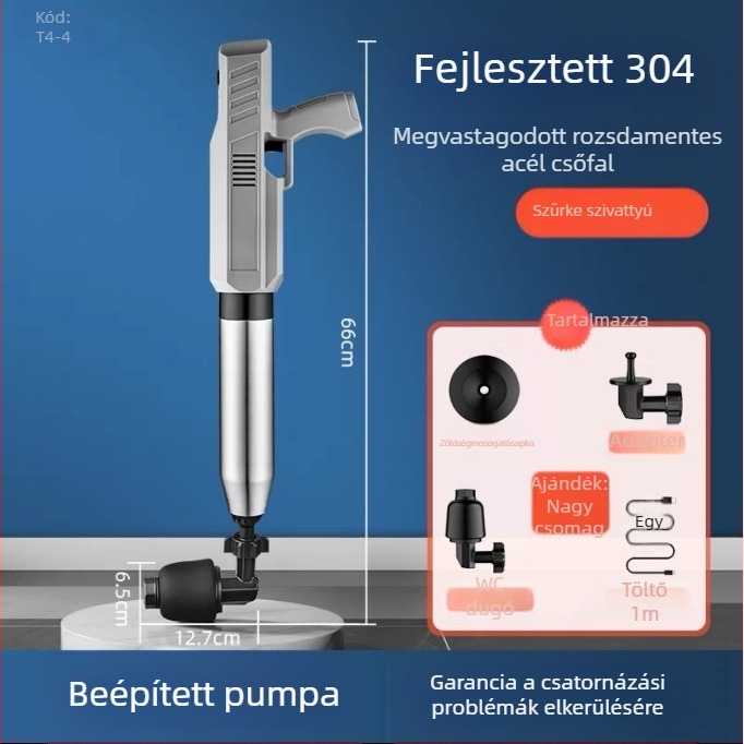 Elektromos WC-duguláselhárító – PVC kivitel, YY márka