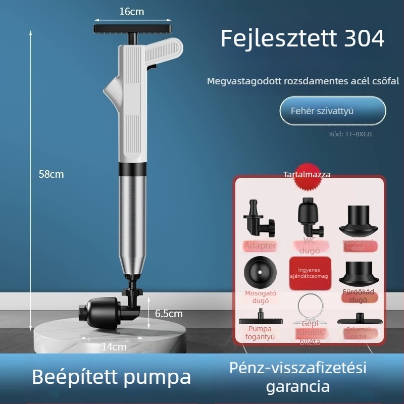 Elektromos WC-duguláselhárító – PVC kivitel, YY márka