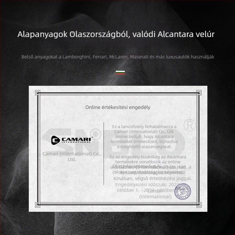 Lexus kulcstartó tok Alcantara velúr belsővel, SNBLO márka, testreszabható és logónyomtatás