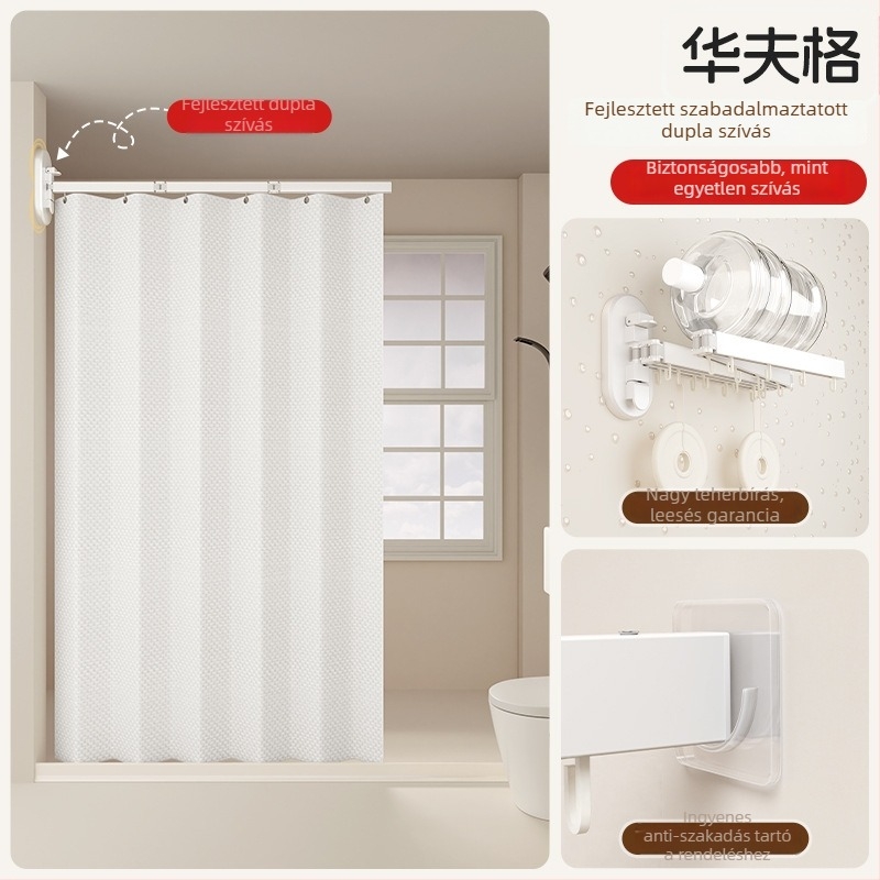 Zuhanyzuhanyfüggöny elválasztó, poliészter, nordic stílus, mintázat: egyszínű vagy karikatúra, Smart brand intelligence