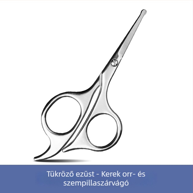 Shining Star rozsdamentes acél szemöldökolló, 27 g, 500 darabos csomag