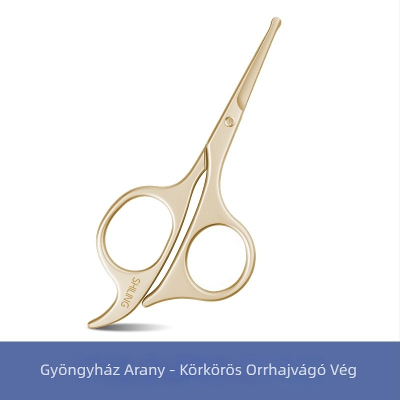 Shining Star rozsdamentes acél szemöldökolló, 27 g, 500 darabos csomag