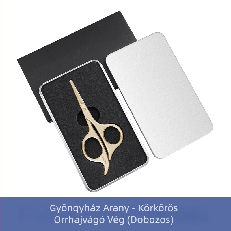 Shining Star rozsdamentes acél szemöldökolló, 27 g, 500 darabos csomag