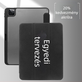 iPad védőtok - akril, mágneses, ütésálló, alvásfunkció, tartó/állvány, kompatibilis iPad Pro-vel (akril; mágneses; ütésálló; alvásfunkció; tartó/állvány)