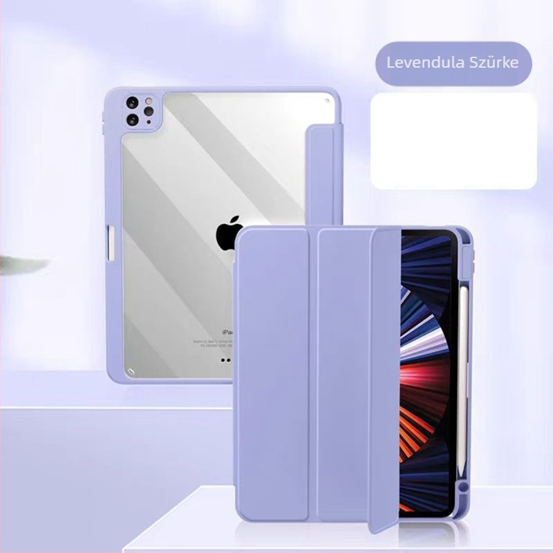 iPad védőtok - akril, mágneses, ütésálló, alvásfunkció, tartó/állvány, kompatibilis iPad Pro-vel (akril; mágneses; ütésálló; alvásfunkció; tartó/állvány)