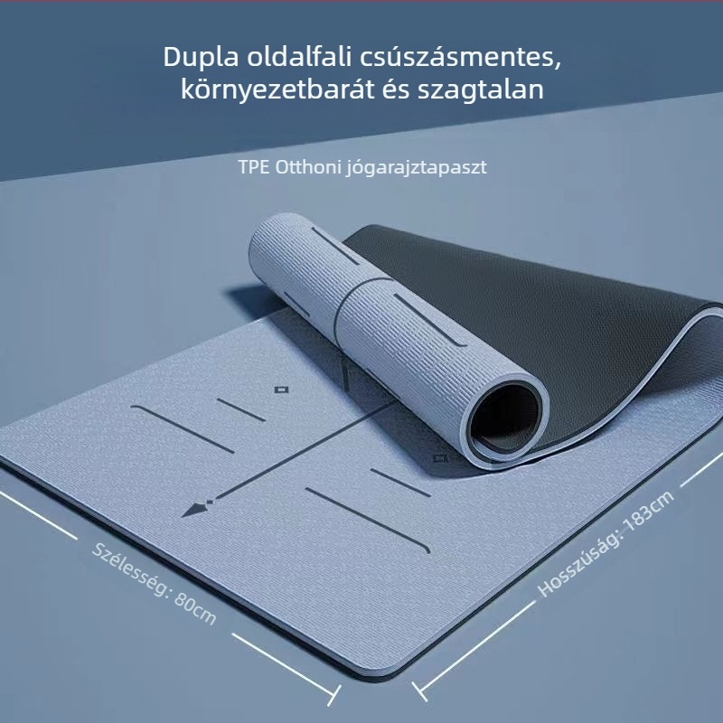 Voith TPE jóga matrac - 1000g, 6/8 mm vastagság, ütéscsillapító, csúszásmentes, Quanzhou eredet, testreszabott feldolgozás