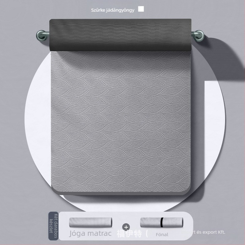 Voith TPE jóga matrac - 1000g, 6/8 mm vastagság, ütéscsillapító, csúszásmentes, Quanzhou eredet, testreszabott feldolgozás
