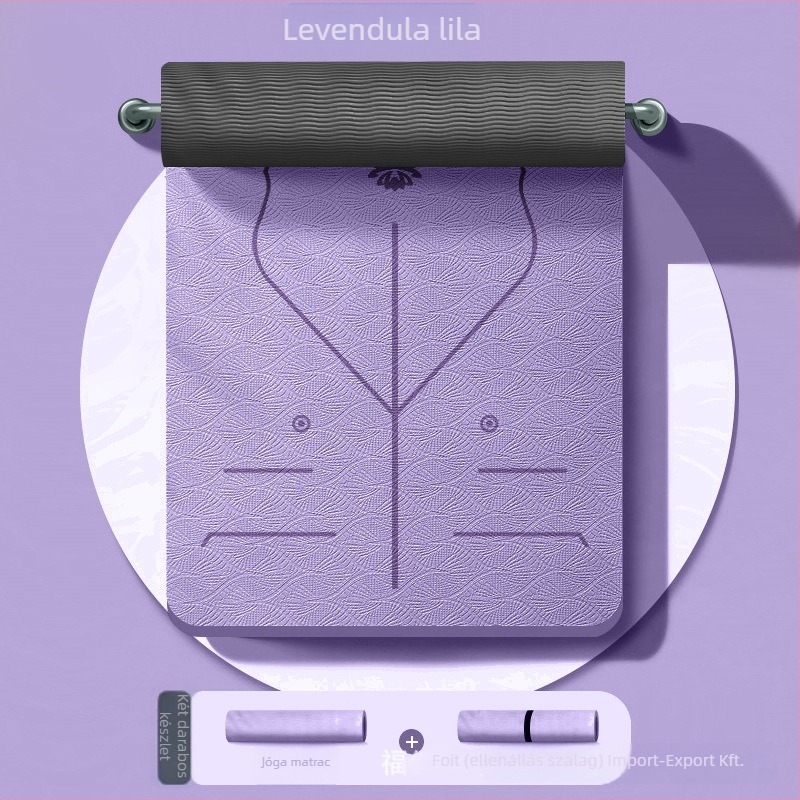 Voith TPE jóga matrac - 1000g, 6/8 mm vastagság, ütéscsillapító, csúszásmentes, Quanzhou eredet, testreszabott feldolgozás