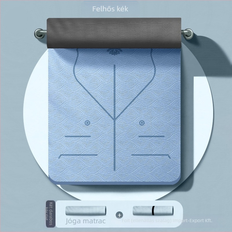 Voith TPE jóga matrac - 1000g, 6/8 mm vastagság, ütéscsillapító, csúszásmentes, Quanzhou eredet, testreszabott feldolgozás