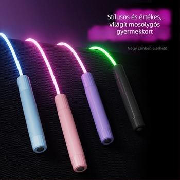 Világító ugrókötél PU anyagból, sportokhoz, nem gyerekeknek