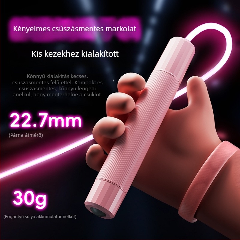 Világító ugrókötél PU anyagból, sportokhoz, nem gyerekeknek