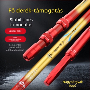 Nagy tárgyakhoz való tartó – többirányú forgás, összecsukható, anyaga: szénszál, kétfunkciós