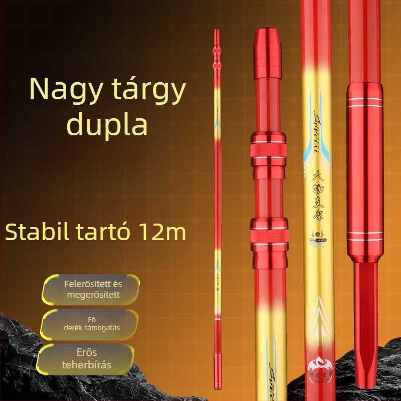 Nagy tárgyakhoz való tartó – többirányú forgás, összecsukható, anyaga: szénszál, kétfunkciós