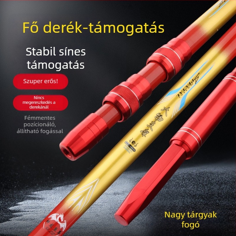 Nagy tárgyakhoz való tartó – többirányú forgás, összecsukható, anyaga: szénszál, kétfunkciós