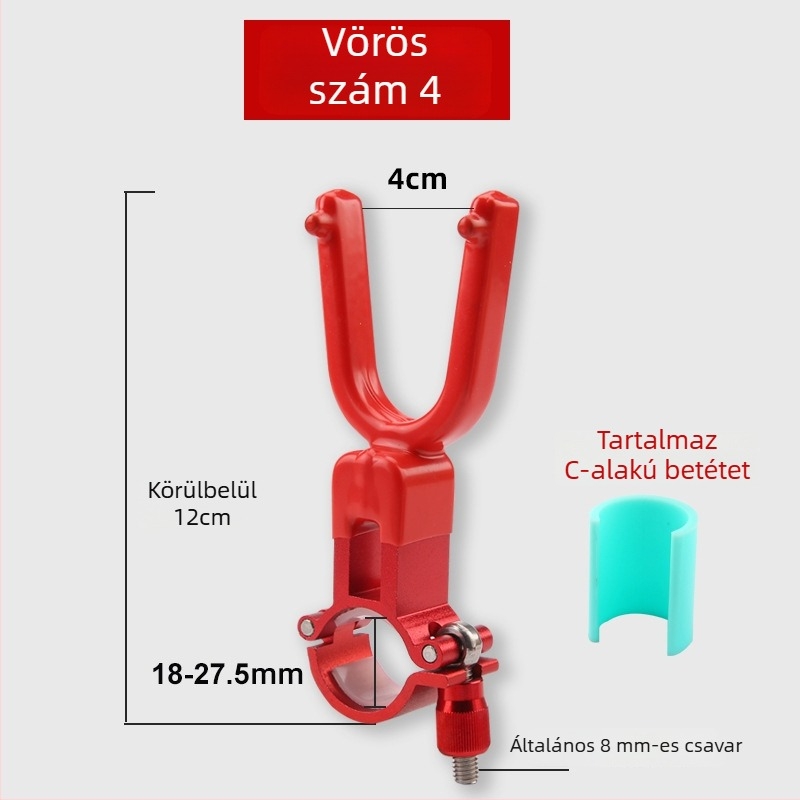 Nagy tárgyakhoz való tartó – többirányú forgás, összecsukható, anyaga: szénszál, kétfunkciós