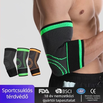 Chao Chi könyökvédő kosárlabdához - poliészter rost, légáteresztő kötött, pántos zárás, felnőtteknek