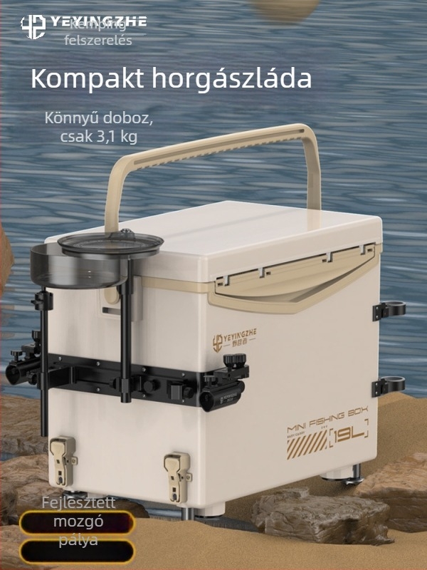Horgászdoboz Camper, kapacitás 32-45 L, PP anyag