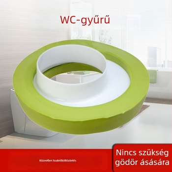 WC flanş gyűrű szagtalanító és szivárgásmentes tömítés, CE tanúsítvány, márka más, telepítés nem biztosított