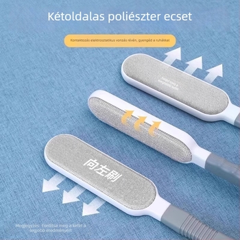 Elektrosztatikus szöszeltávolító ecset gyapjú kabátokhoz és ruházathoz – bolyhos és macskaszőr eltávolítására