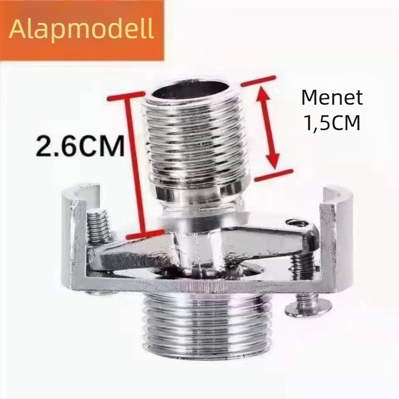 304 rozsdamentes acél univerzális görbült zuhanyadapter, dőlés állítható, forgó, változó átmérő
