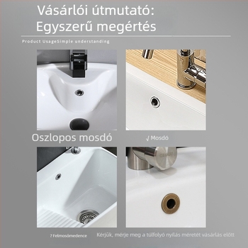 Dekoratív túlfolyófedél mosdókagylóhoz, anyag: sárgaréz+ABS, stílus: modern minimalizmus, pultos mosdóhoz alkalmas