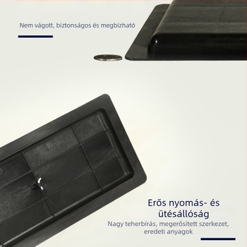Mojia 16-os modell squat vécéfedél, PP anyag, modern minimalista stílus, univerzális illeszkedés