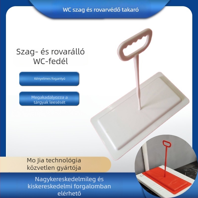 Mojia 16-os modell squat vécéfedél, PP anyag, modern minimalista stílus, univerzális illeszkedés