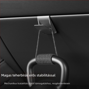 Tesla Model Y2/YL-hez való kesztyűtartó horog – ABS anyag, snap-on rögzítés, középkonzolhoz