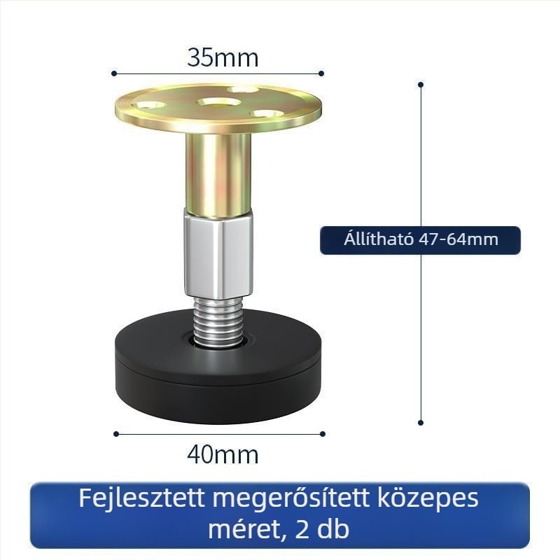 Asztalláb-emelők, állítható magasság, rozsdamentes acélból, modern minimalista stílus, Strength factory