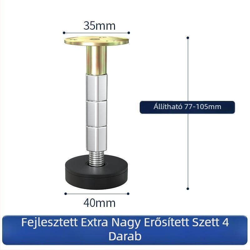 Asztalláb-emelők, állítható magasság, rozsdamentes acélból, modern minimalista stílus, Strength factory