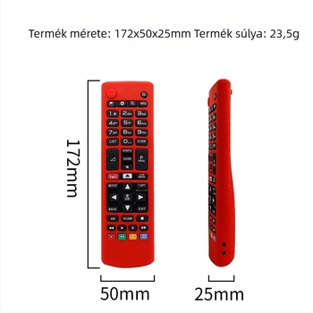 QT szilikon távirányító tok LG AKB75095307/AKB75375604/AKB74915305 számára – szilikon anyag, kompatibilis a modellekkel, modern minimalist dizájn